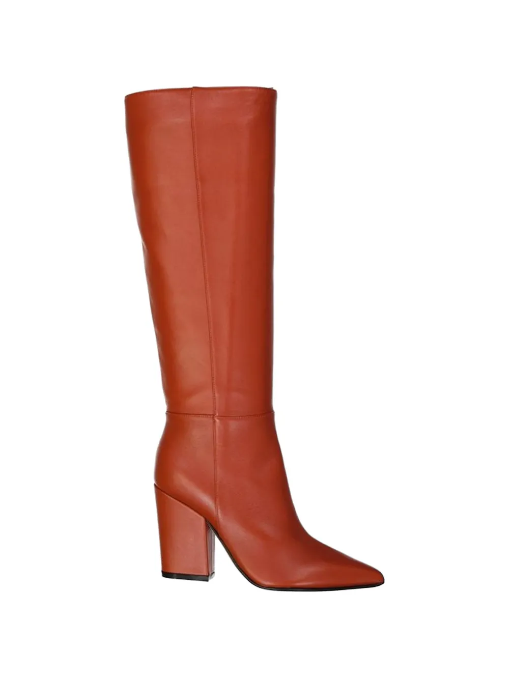 Sergio Rossi pointed-toe leather boots - Marrone