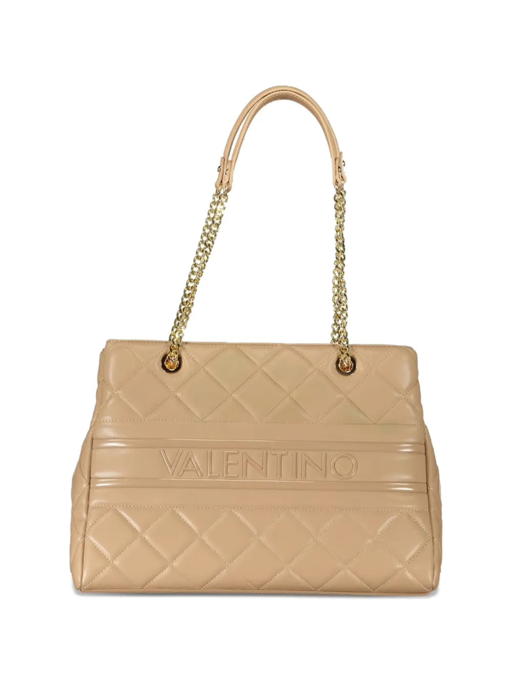 MARIO VALENTINO quilted logo-embossed tote bag - Toni neutri