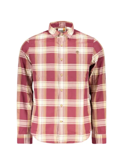Timberland plaid-pattern button-down shirt