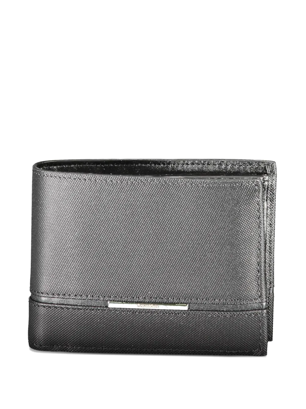 Calvin Klein logo-plaque bifold wallet - Grigio