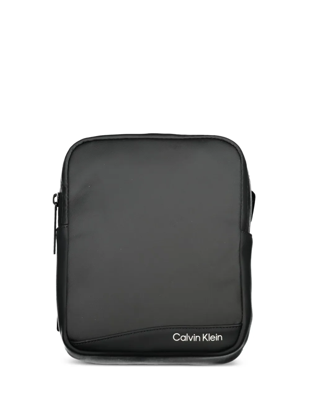 Calvin Klein logo-print messenger bag - Nero