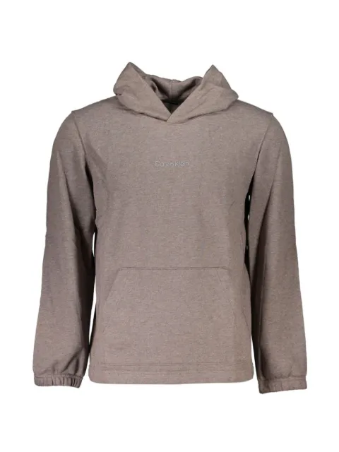 Calvin Klein logo-print kangaroo-pocket hoodie