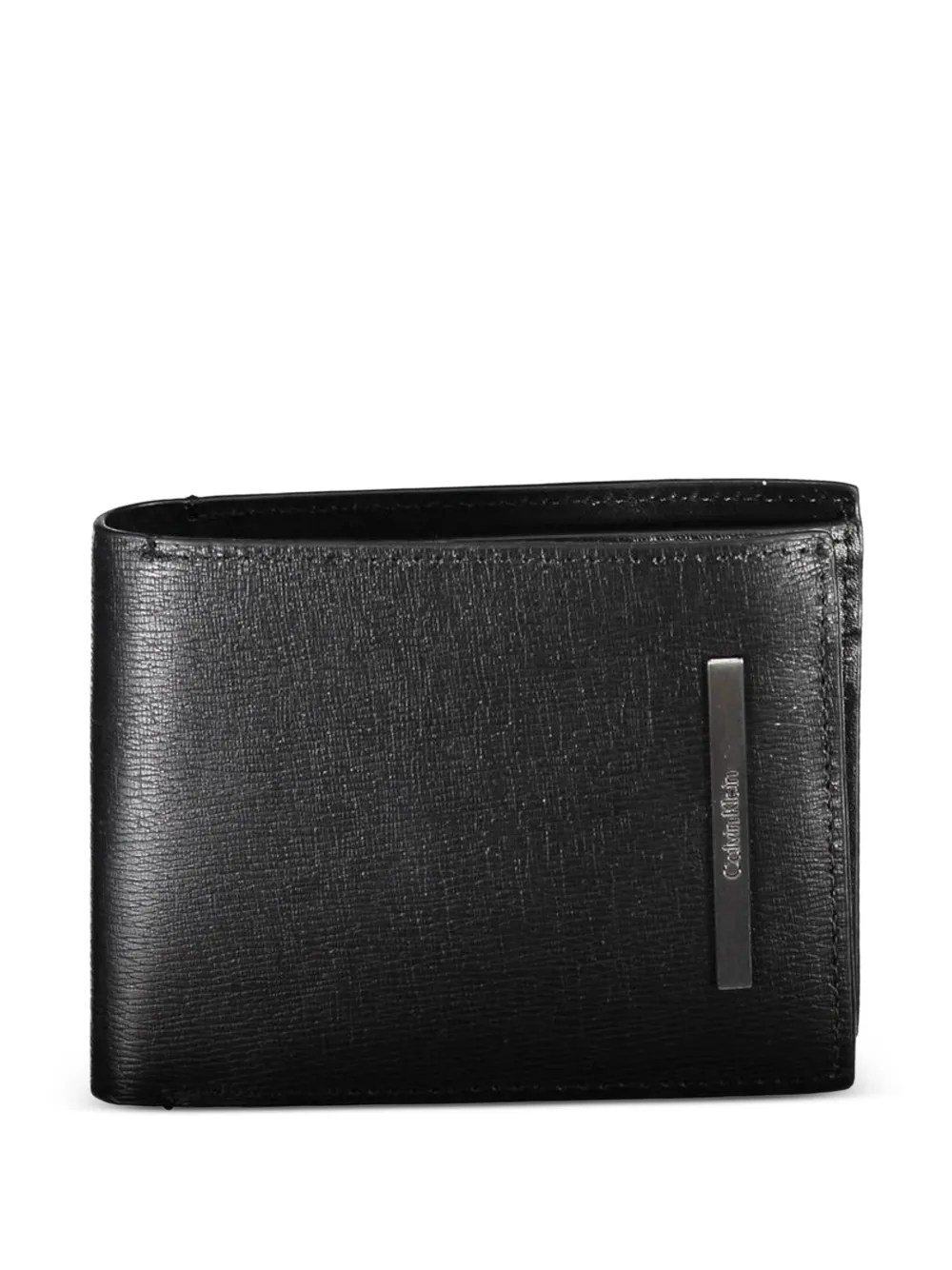 Calvin Klein logo-plaque bifold wallet - Nero