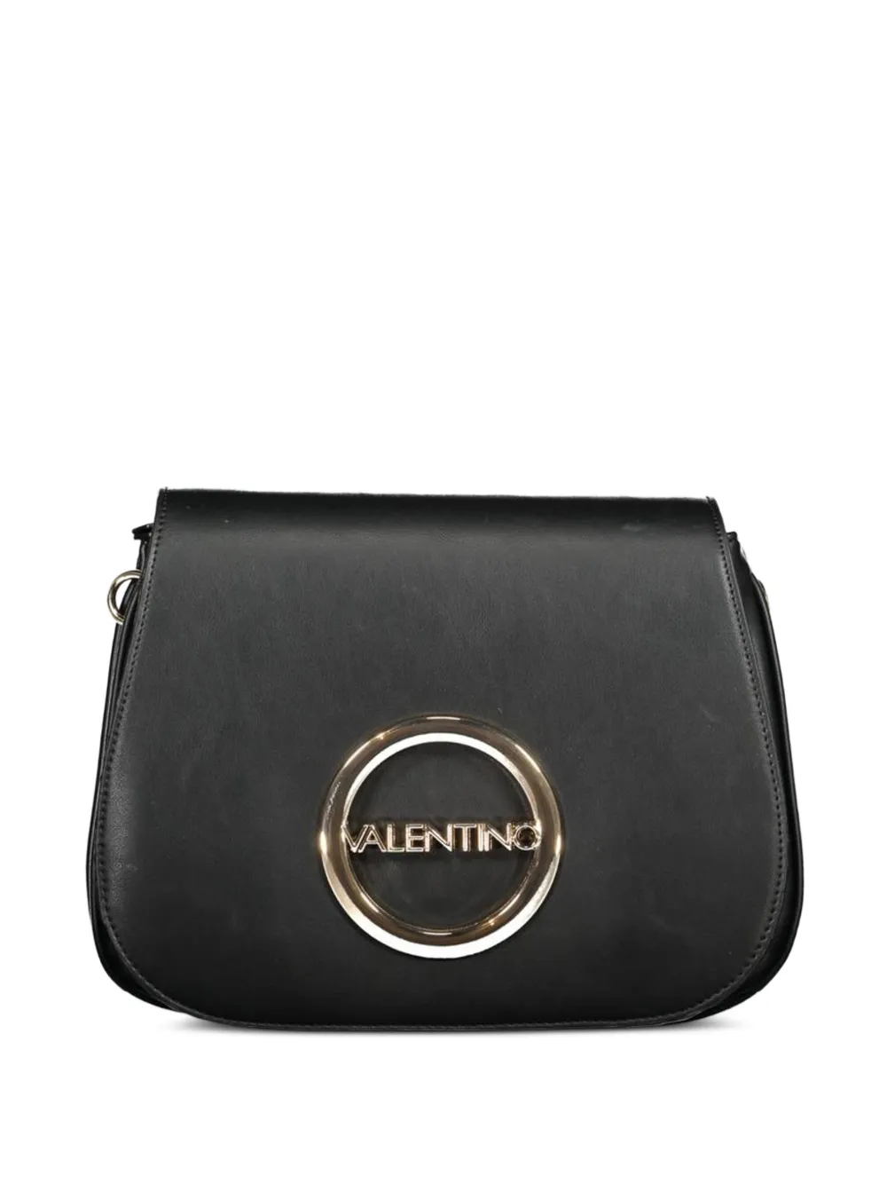 MARIO VALENTINO logo-plaque crossbody bag - Nero