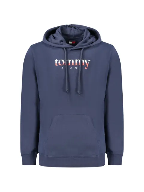 Tommy Hilfiger logo-print cotton hoodie