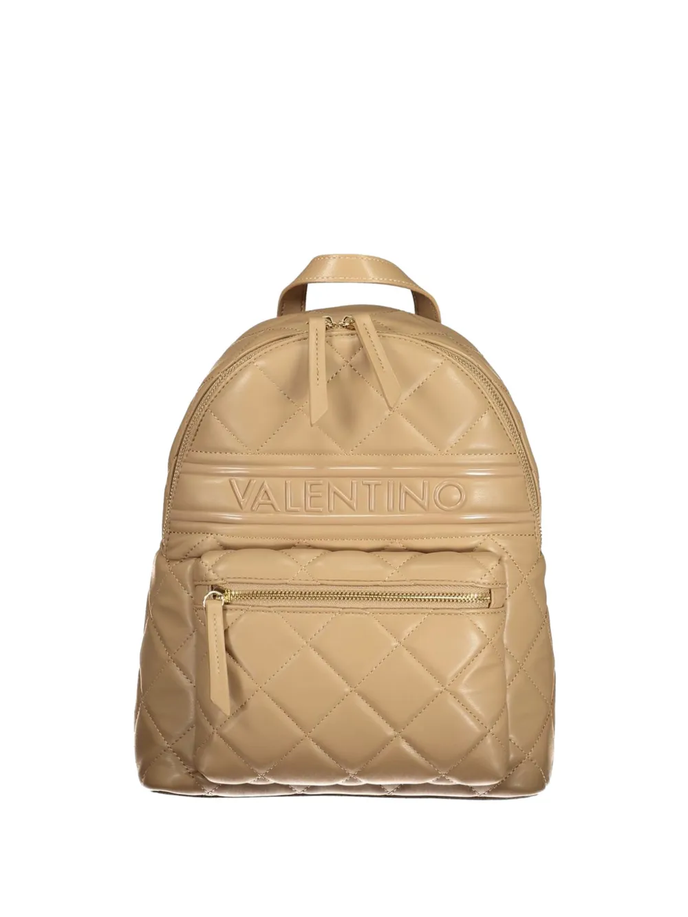 MARIO VALENTINO quilted embossed-logo backpack - Toni neutri