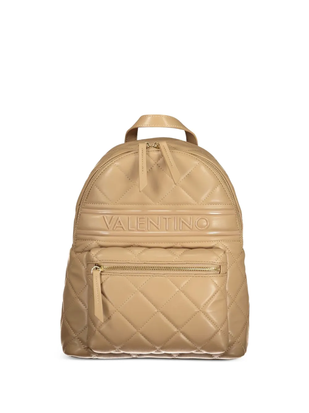 MARIO VALENTINO quilted embossed-logo backpack - Toni neutri