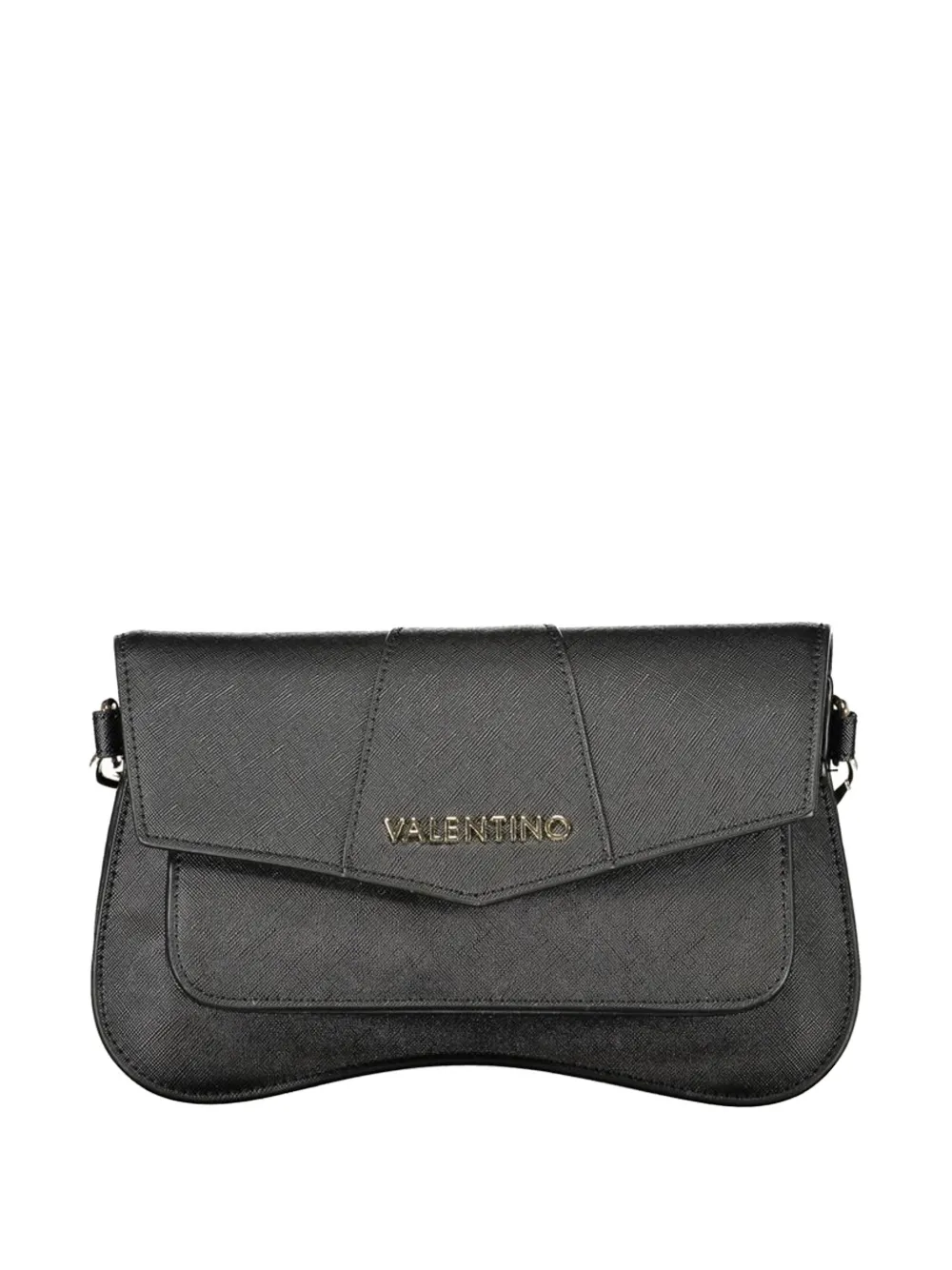 MARIO VALENTINO Unika logo-plaque shoulder bag - Nero