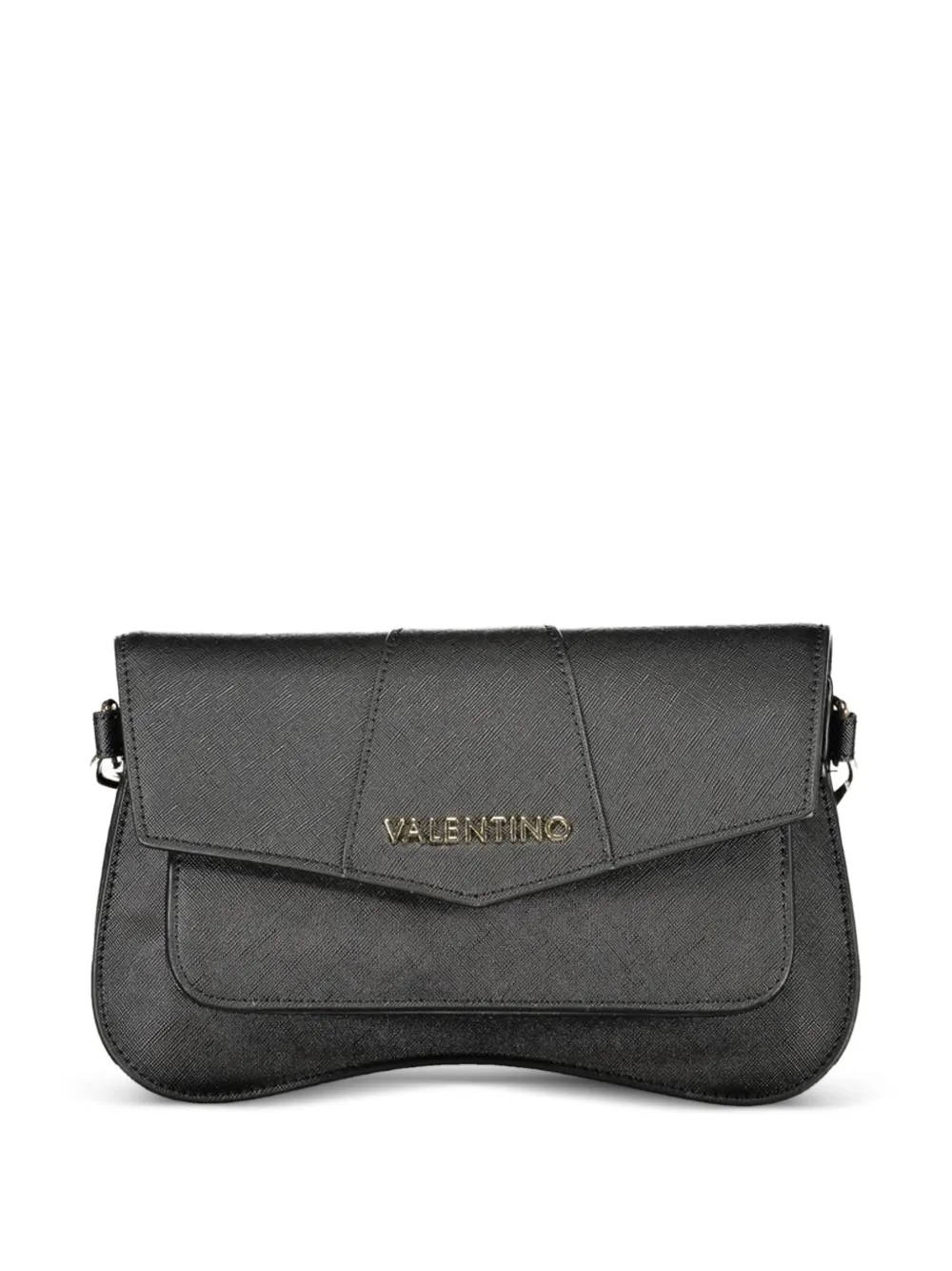 MARIO VALENTINO Unika logo-plaque shoulder bag - Nero