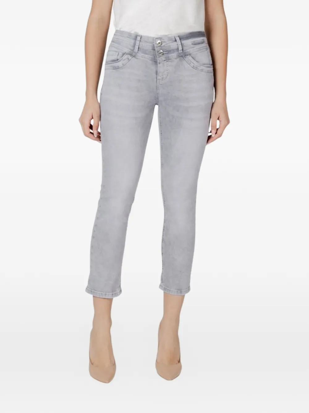 Street One 7/8 cotton jeans - Grigio
