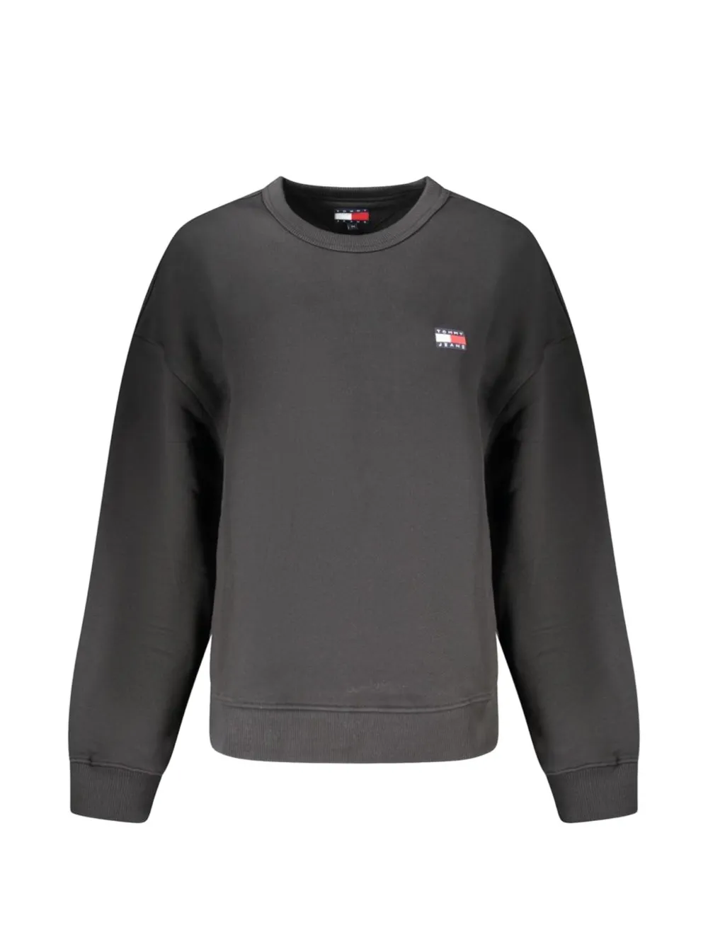 Tommy Hilfiger logo-patch crew-neck sweatshirt - Grigio