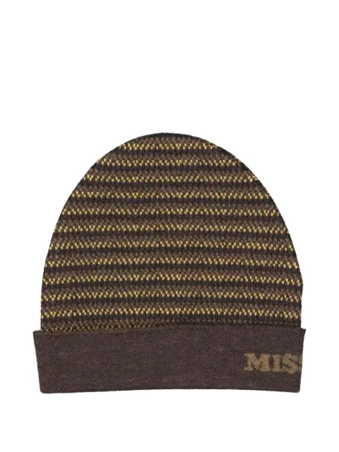 Missoni striped beanie hat