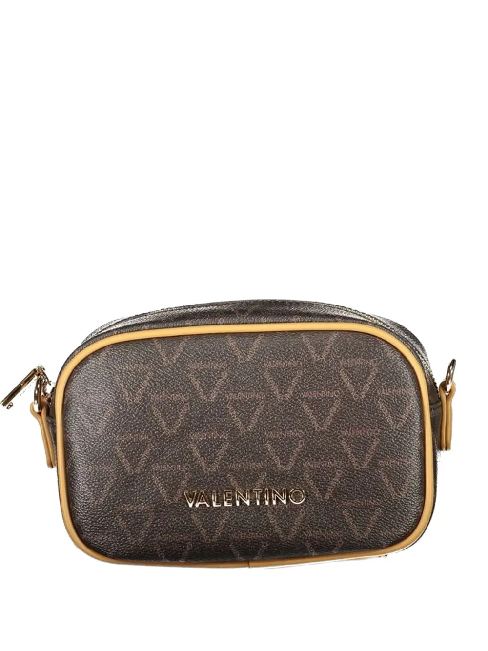 MARIO VALENTINO monogram-print crossbody bag - Marrone