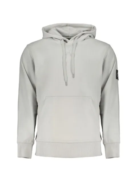 Calvin Klein Jeans logo-patch drawstring hoodie