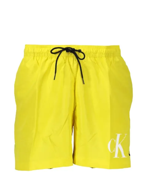 Calvin Klein logo-print swim shorts