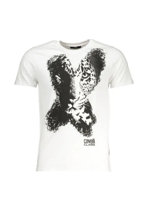 Cavalli Class leopard-print T-shirt