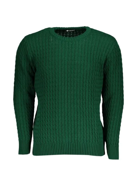 U.S. Grand cable-knit elbow-patch sweater