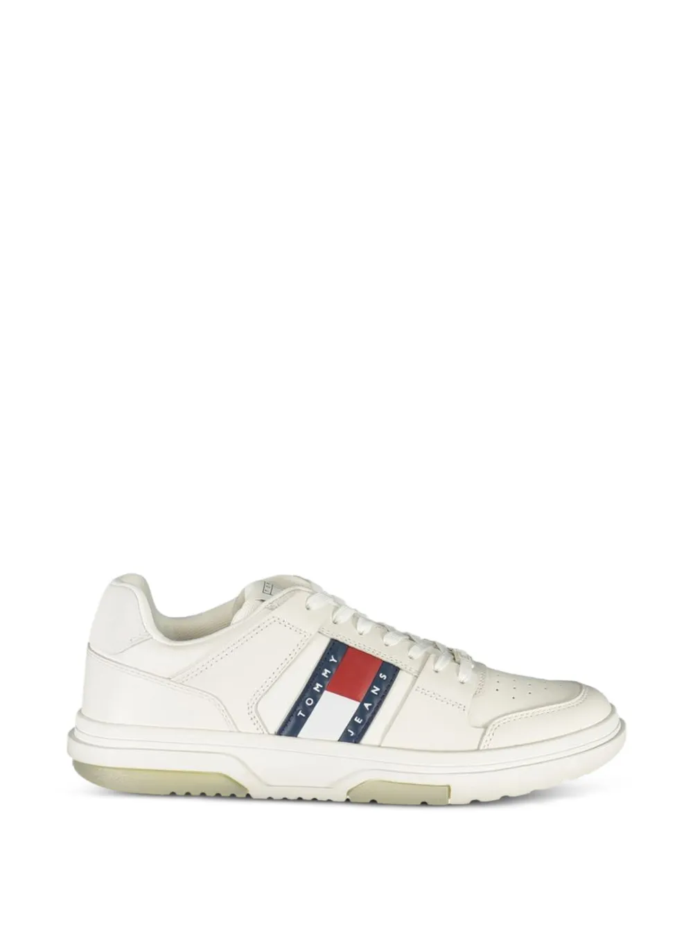 Tommy Jeans Court logo-patch sneakers - Toni neutri