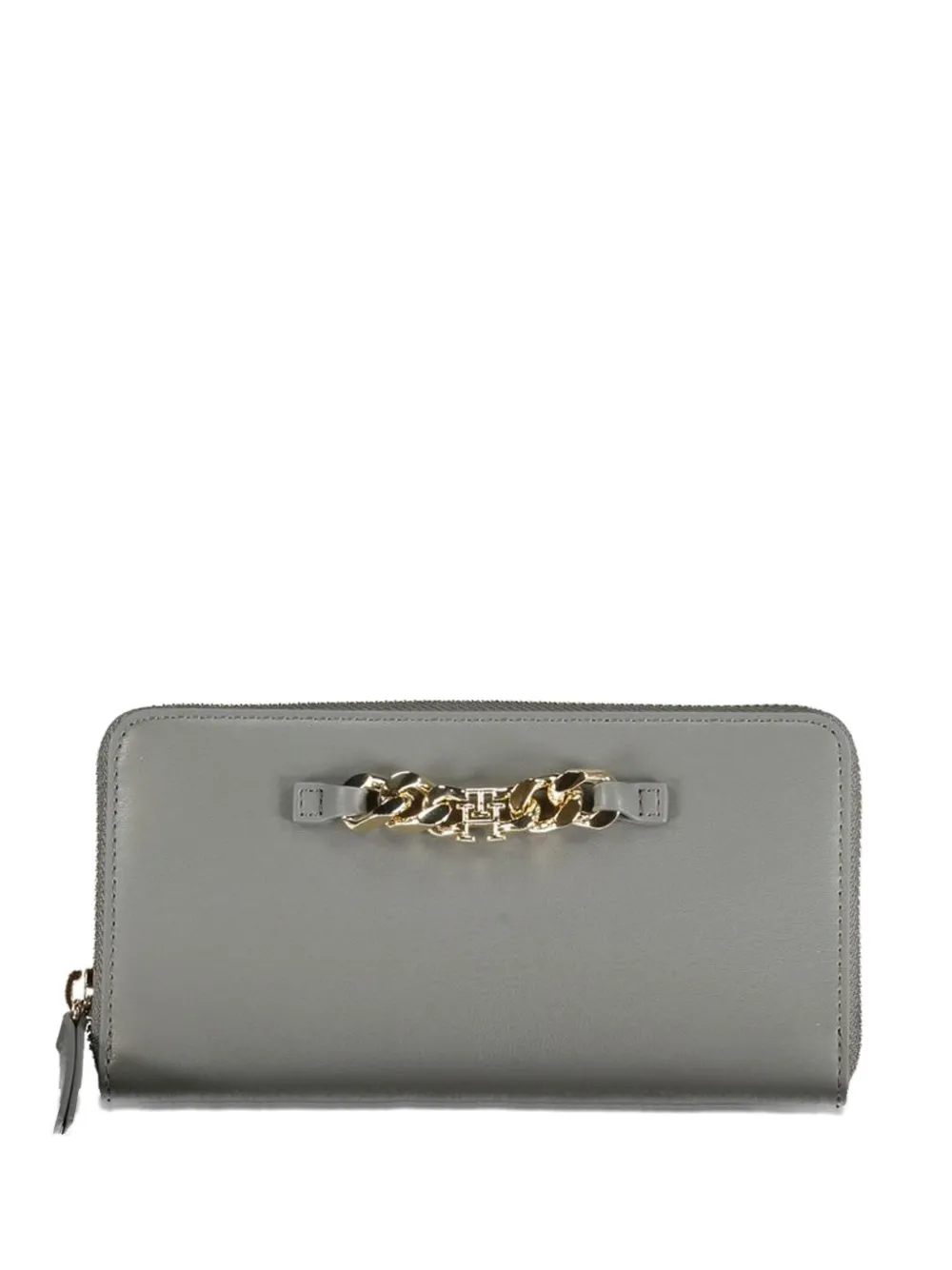 Tommy Hilfiger chain-link zip-around wallet - Grigio
