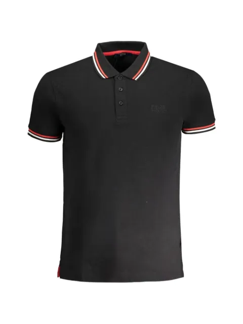 Cavalli Class striped-trim polo shirt