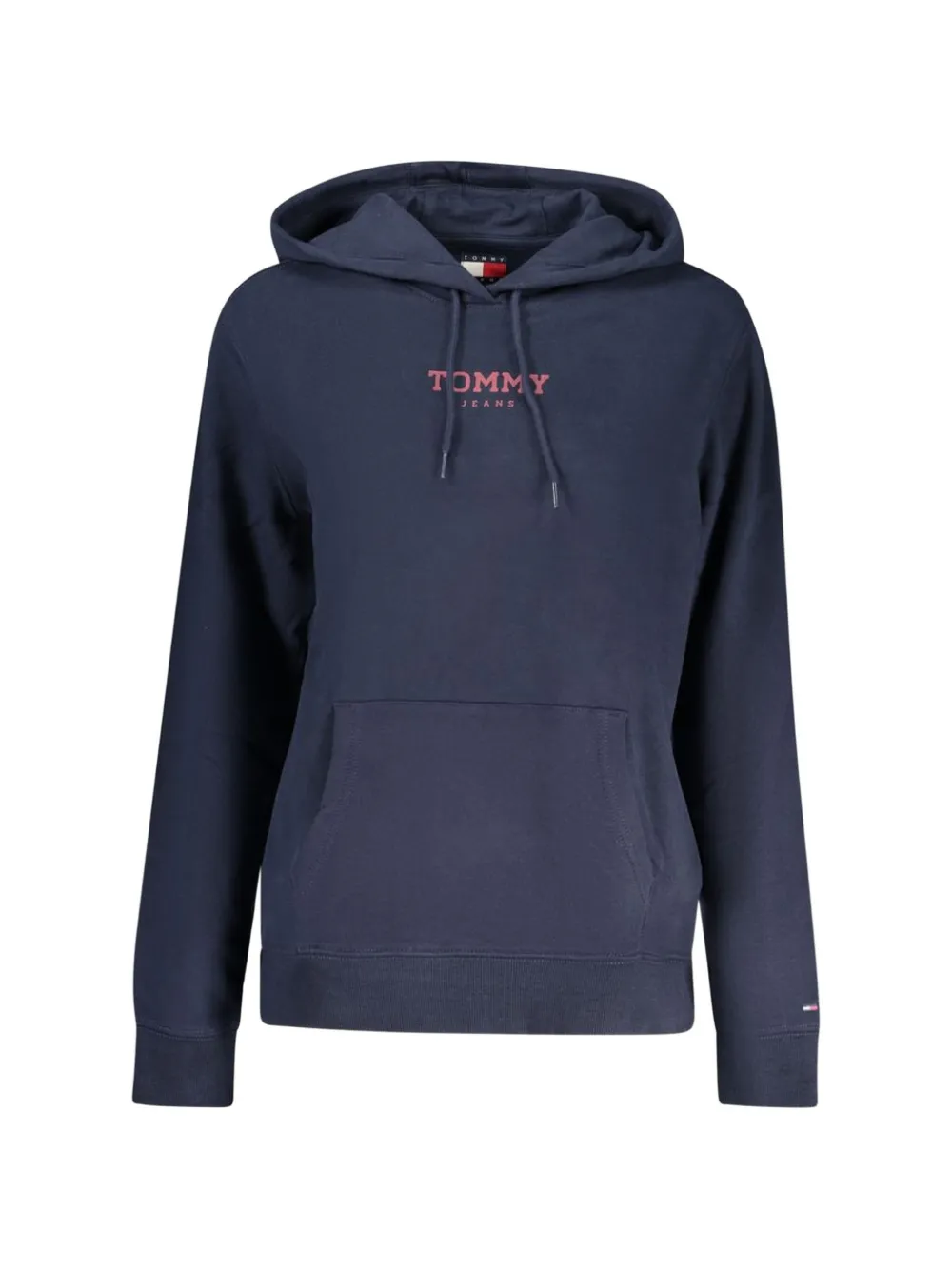 Tommy Hilfiger logo-print hoodie - Blu