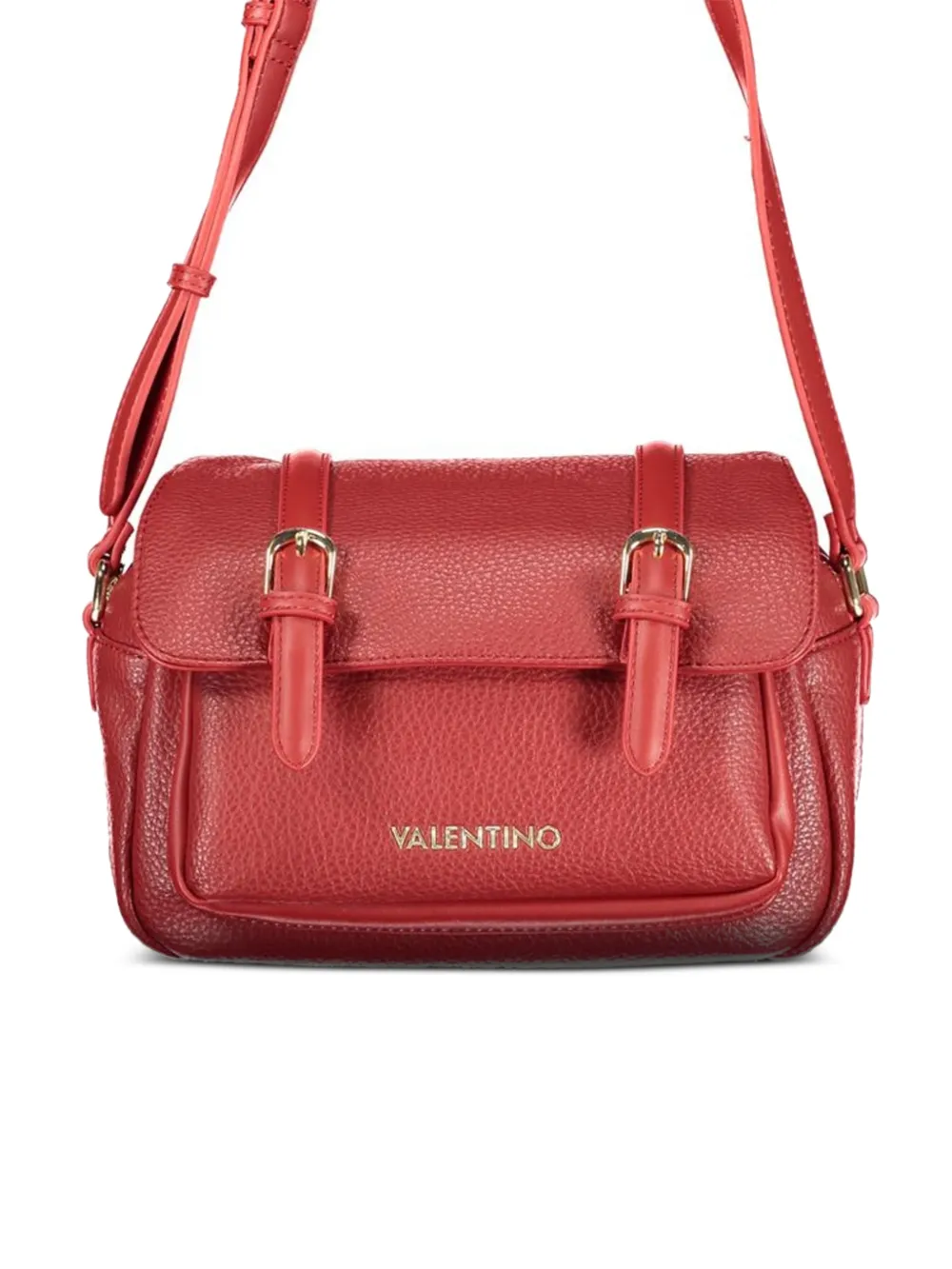 MARIO VALENTINO logo satchel bag - Rosso