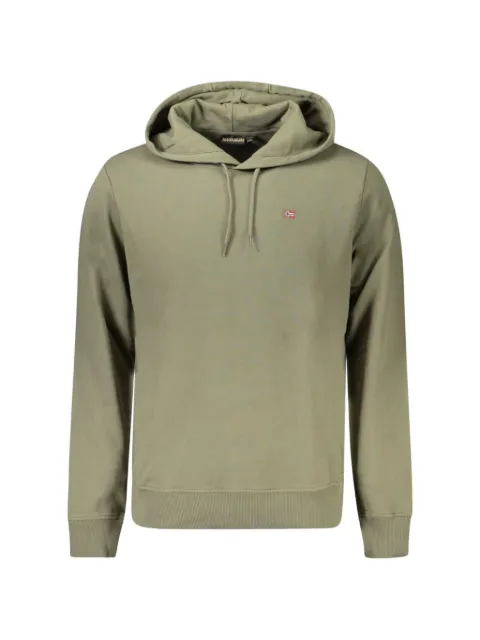 Napapijri logo-patch hoodie