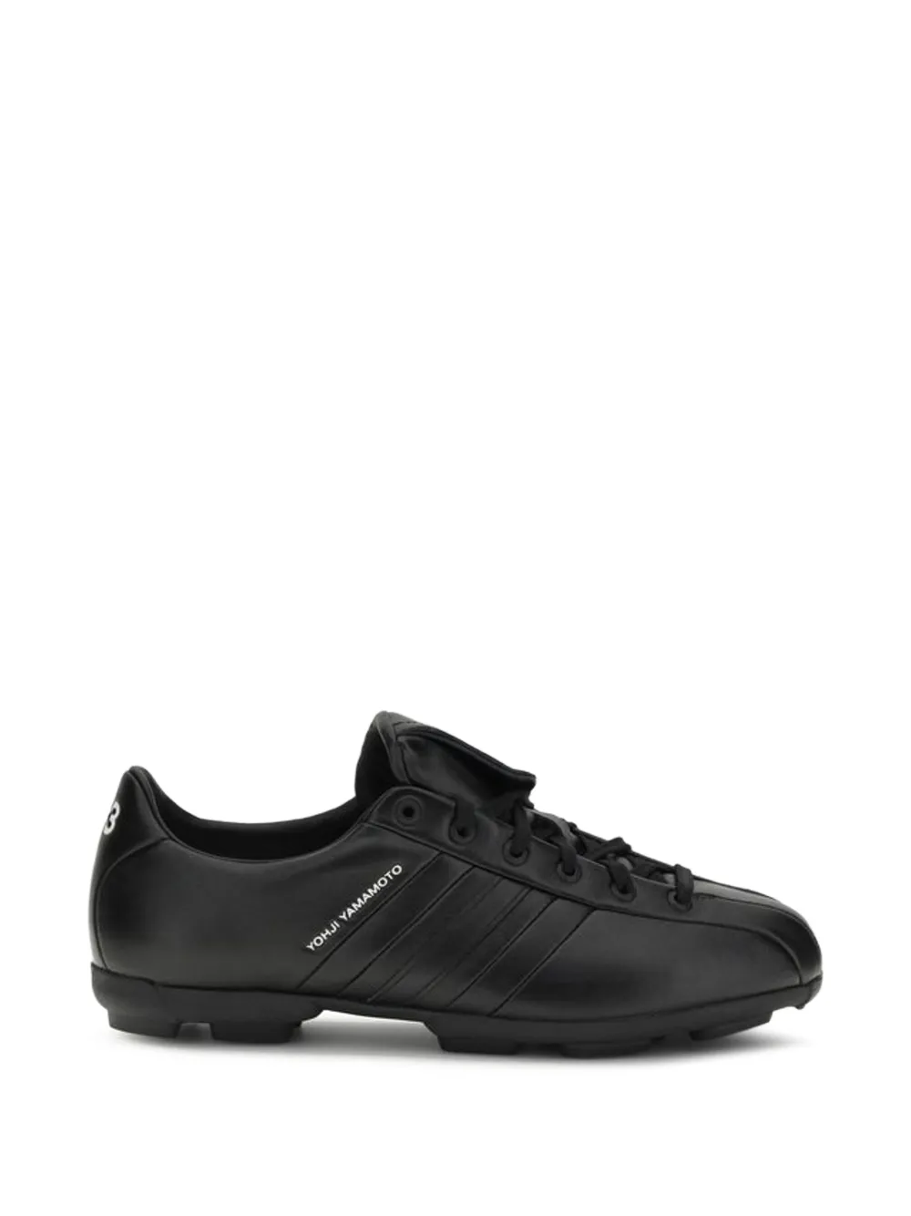Y-3 leather athletic sneakers - Nero