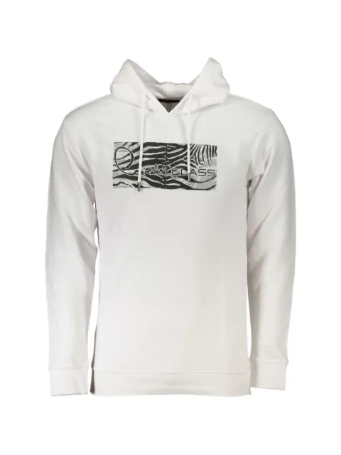 Cavalli Class zebra-print hoodie
