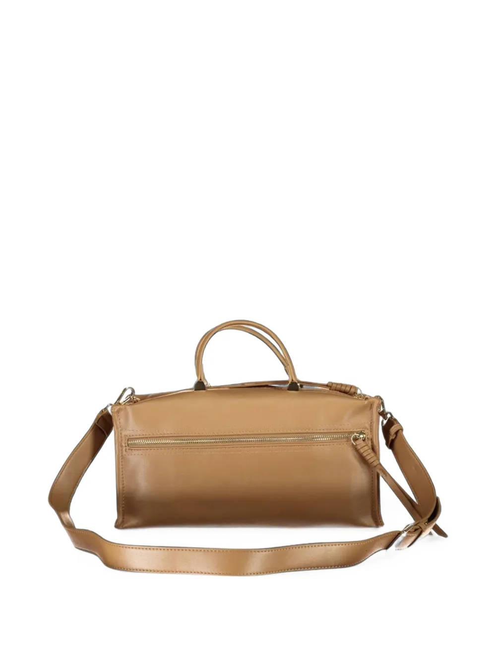 MARIO VALENTINO Shopper met logo Beige
