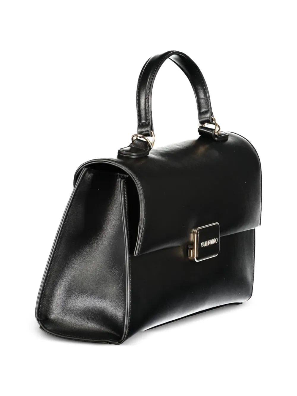 MARIO VALENTINO Shopper met logoplakkaat Zwart