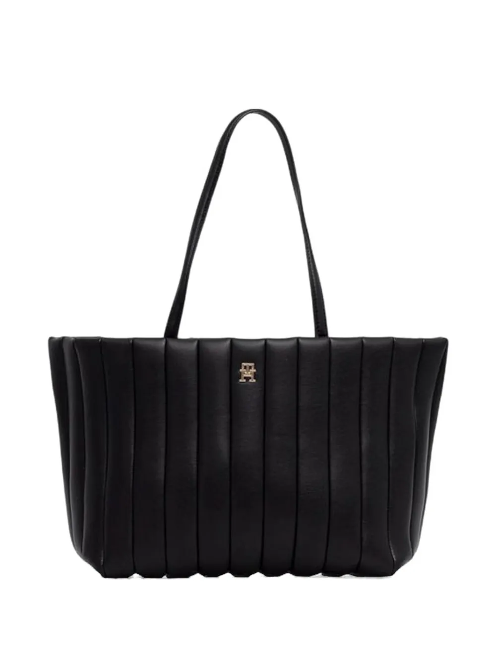 Tommy Hilfiger large Grace quilted tote bag - Nero