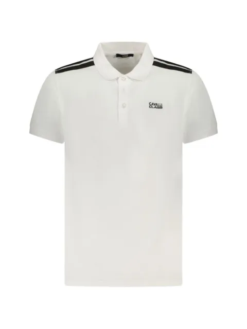 Cavalli Class logo-print polo shirt