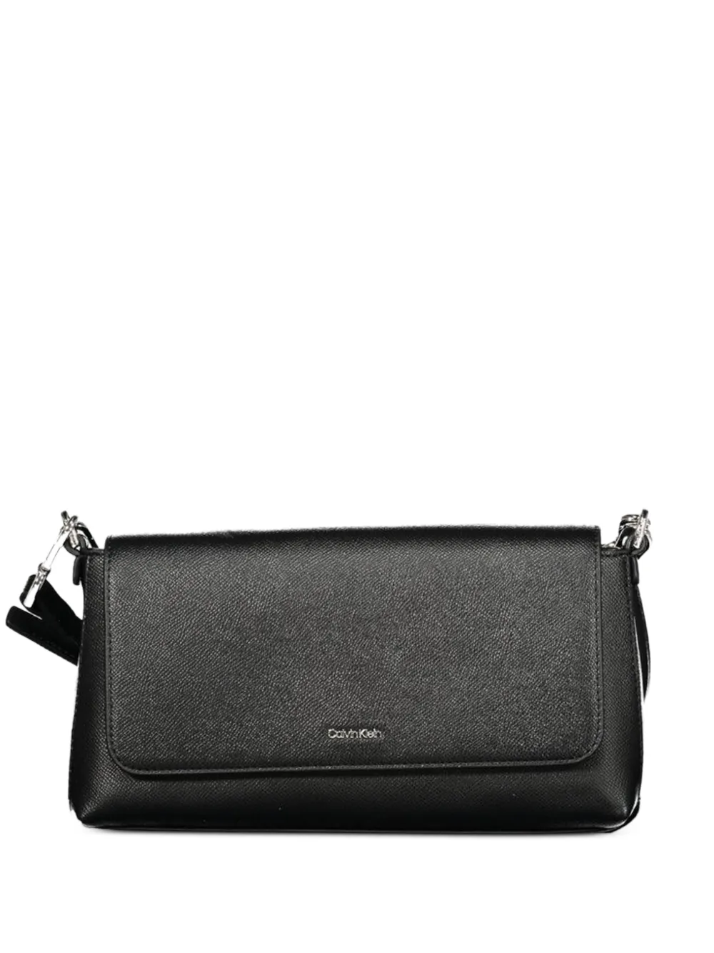 Calvin Klein Saffiano-leather shoulder bag - Nero