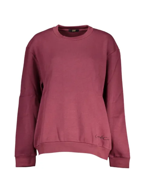 Cavalli Class embroidered-logo crew-neck sweatshirt