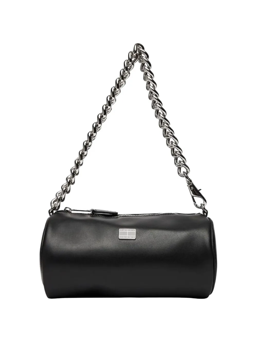 Tommy Jeans chain-link cylinder tote bag - Nero