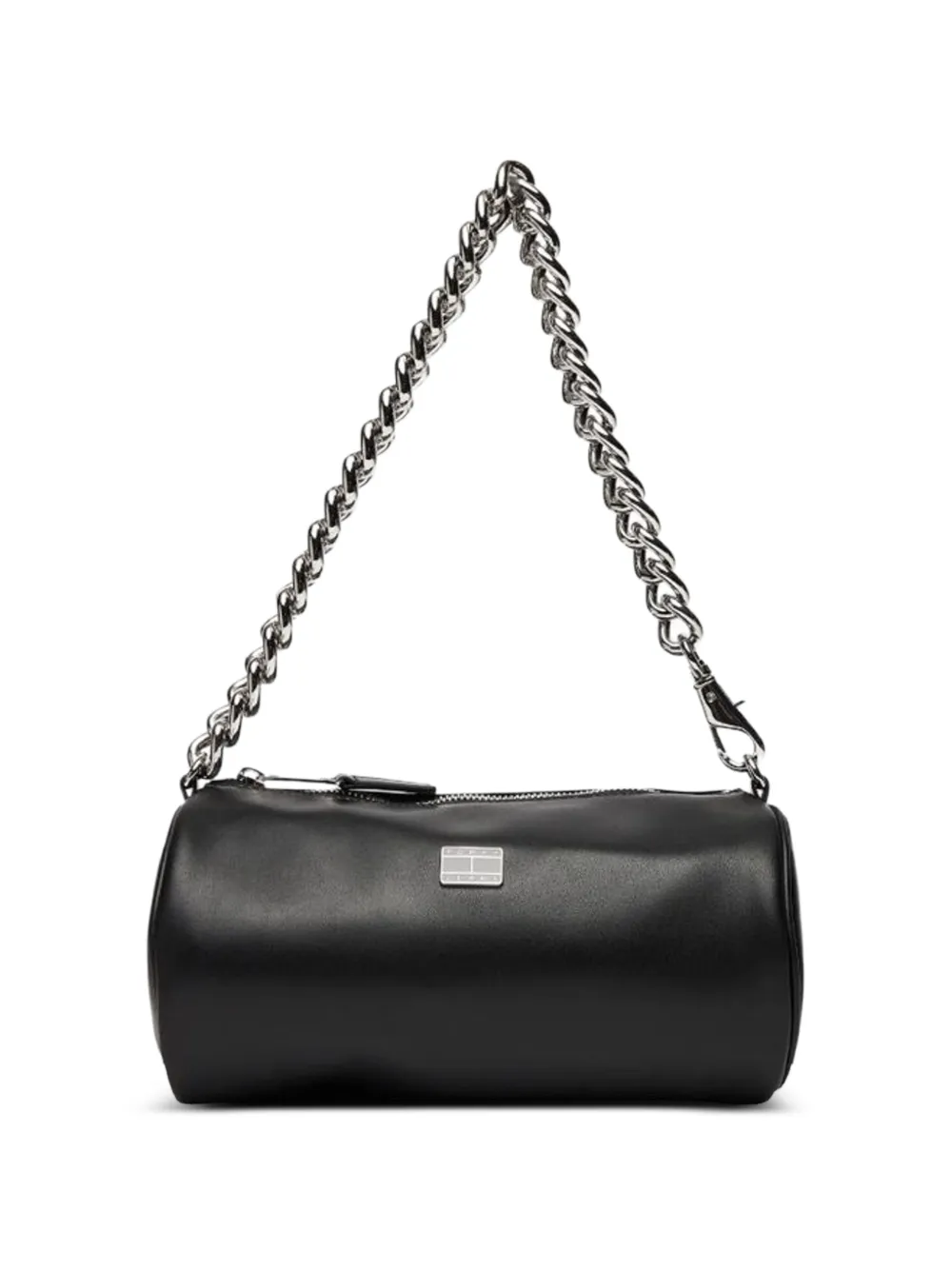 Tommy Jeans chain-link cylinder tote bag - Nero