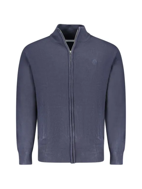 North Sails zip-up logo-patch sweatshirt