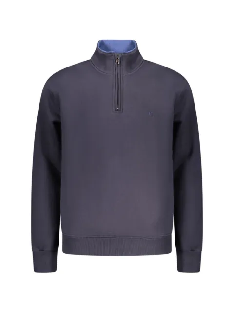 COVERI MOVING quarter-zip cotton sweatshirt