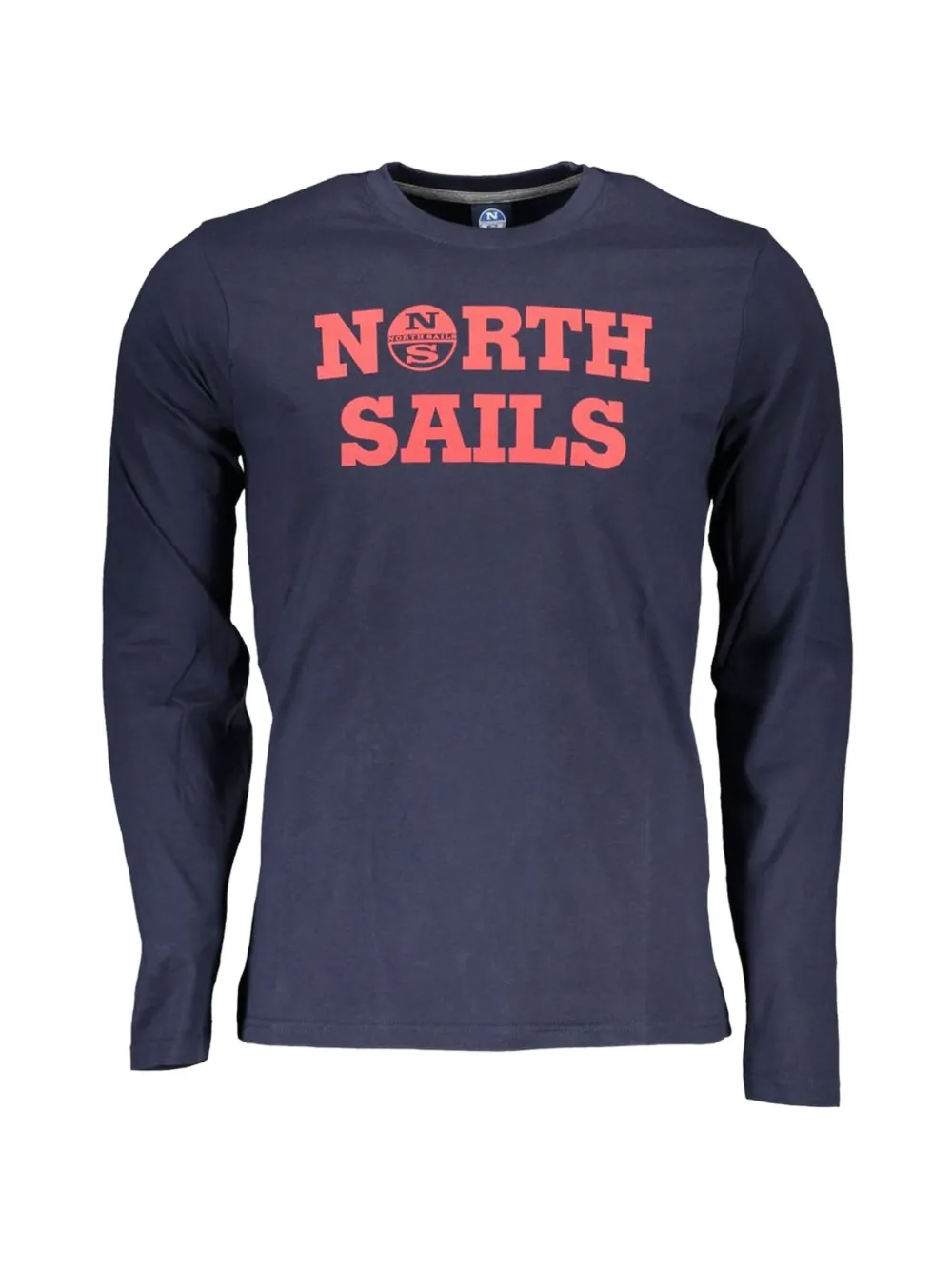 North Sails logo-print long-sleeve T-shirt - Blu
