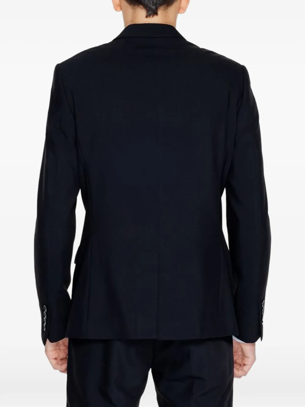 Antony Morato Pak met gekerfde revers en twee knopen Blauw