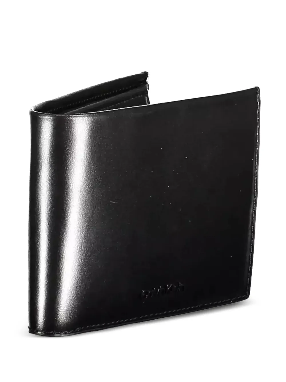 Calvin Klein Leren portemonnee Zwart