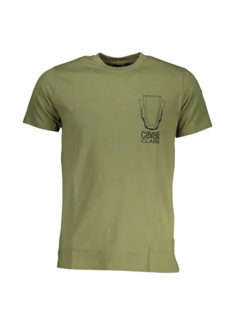 Cavalli Class logo-print cotton T-shirt