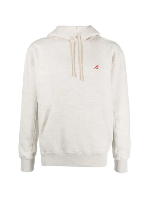 Autry logo-embroidered cotton hoodie