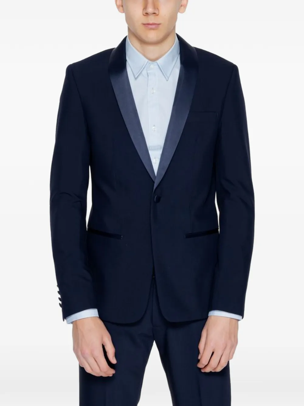 Antony Morato slim-fit shawl-lapel suit - Blu