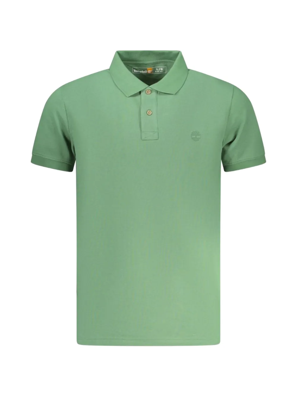 Timberland logo-embroidered cotton polo shirt - Grün