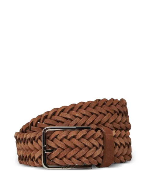 Calvin Klein braided leather belt