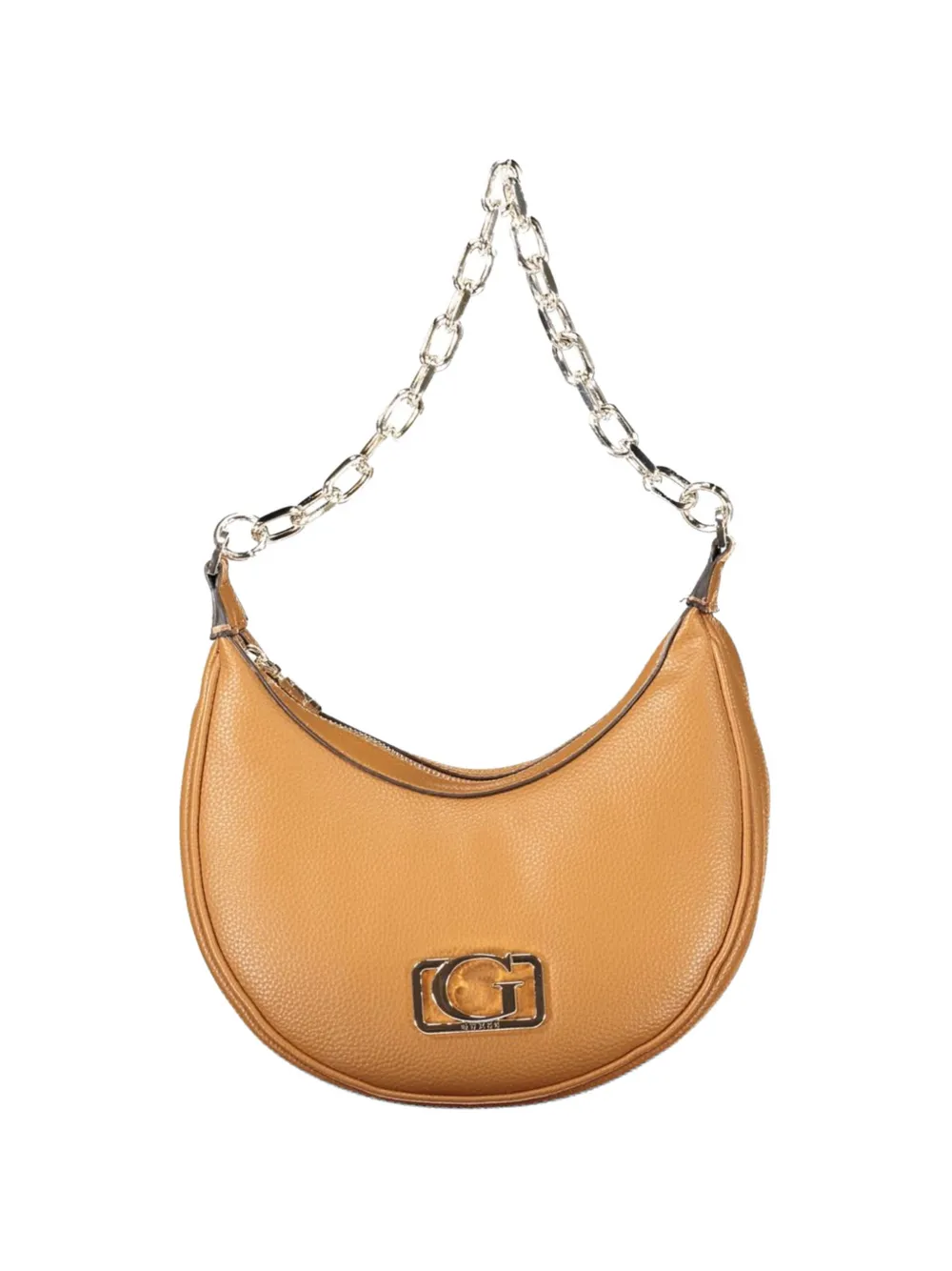 GUESS USA Hobo Circe chain-link logo-plaque tote bag - Toni neutri