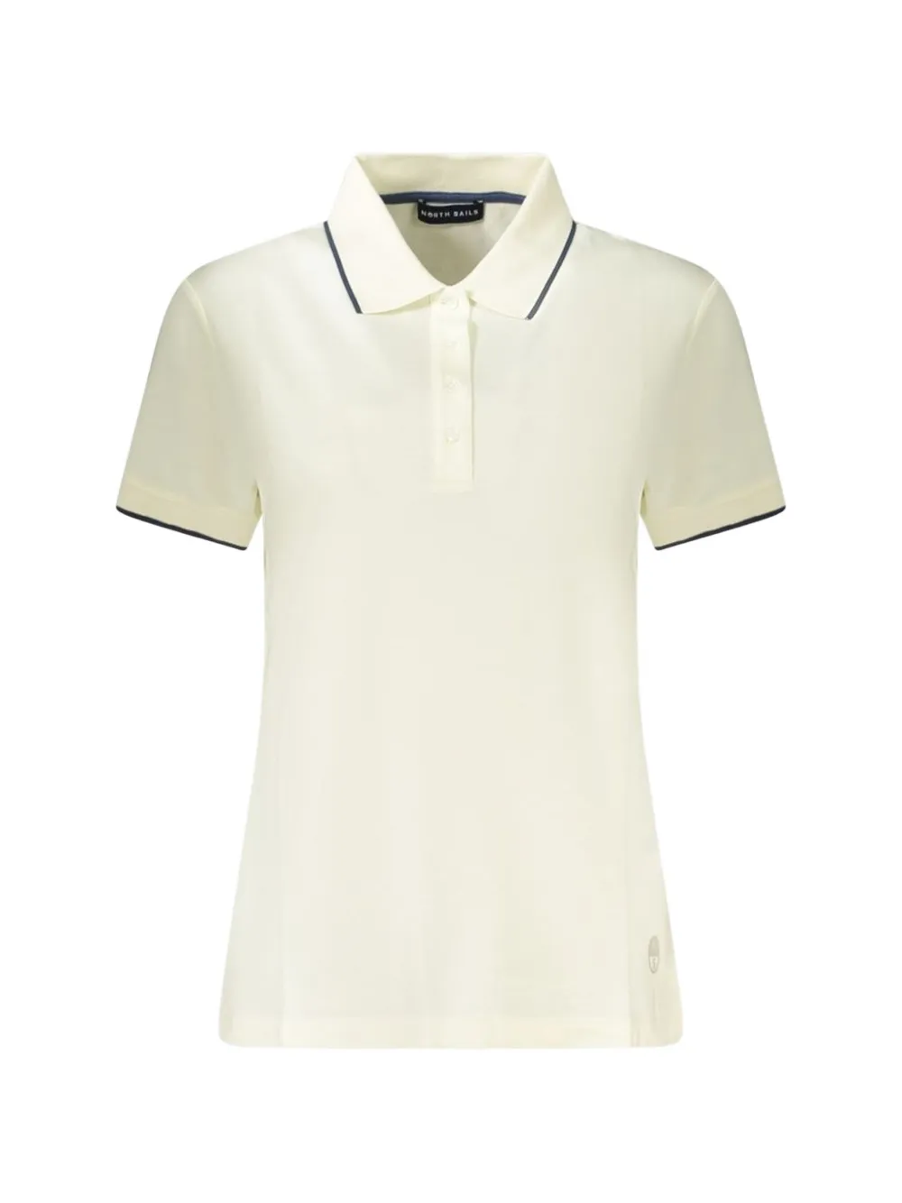 North Sails contrast-trimmed cotton polo shirt - Toni neutri
