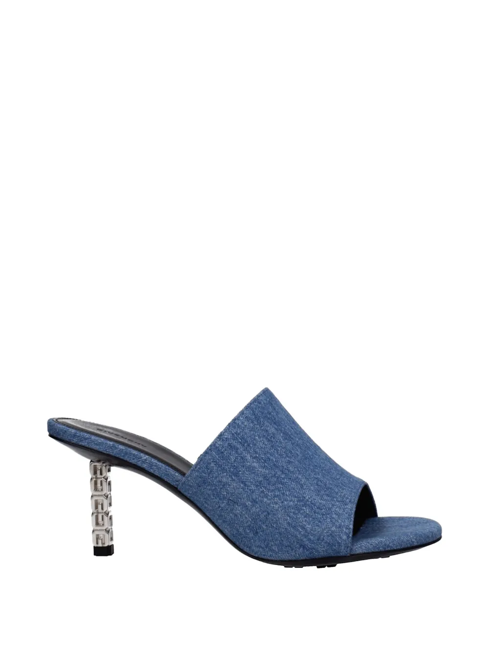 Givenchy G Cube chain denim sandals - Blu